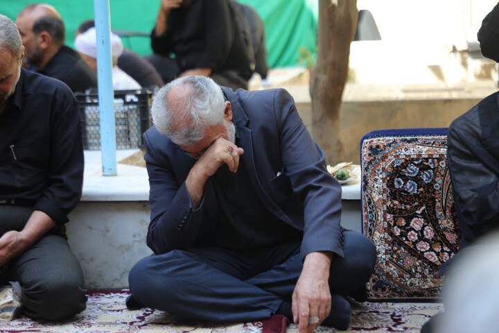 تصاویر/ نهمین روز مجلس عزاداری محرم حوزه علمیه استان یزد برگزار شد