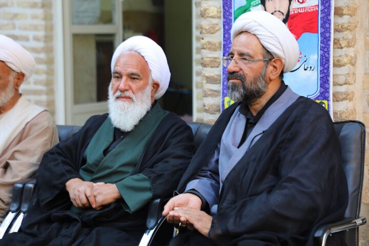 تصاویر/ نهمین روز مجلس عزاداری محرم حوزه علمیه استان یزد برگزار شد
