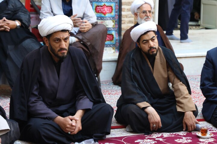 تصاویر/ نهمین روز مجلس عزاداری محرم حوزه علمیه استان یزد برگزار شد