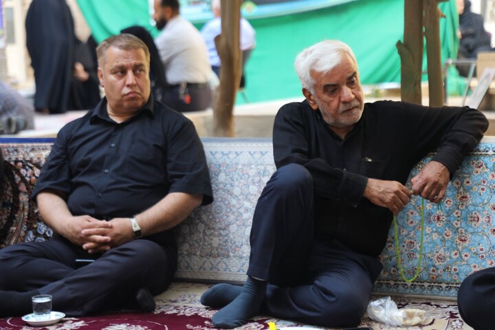 تصاویر/ نهمین روز مجلس عزاداری محرم حوزه علمیه استان یزد برگزار شد