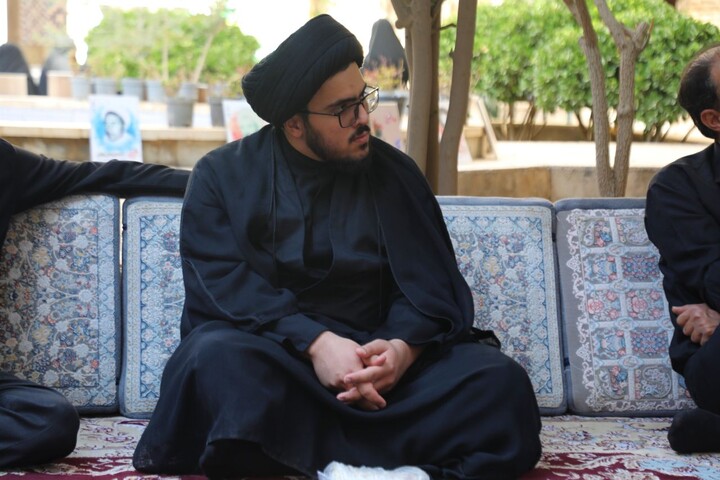 تصاویر/ نهمین روز مجلس عزاداری محرم حوزه علمیه استان یزد برگزار شد