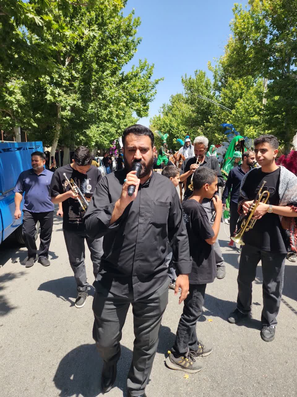 آیین سنتی و معنوی علامت کشی در نطنز برگزار شد+عکس و فیلم