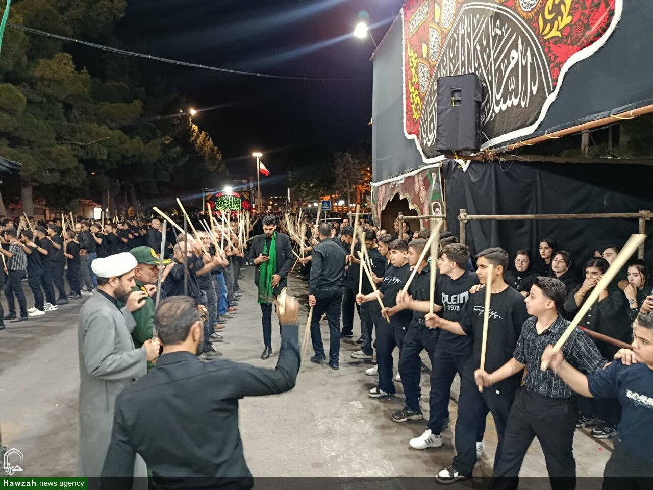 تصاویر/ مراسم شاه حسین گویان هیئت انتظاریون خسروشاه