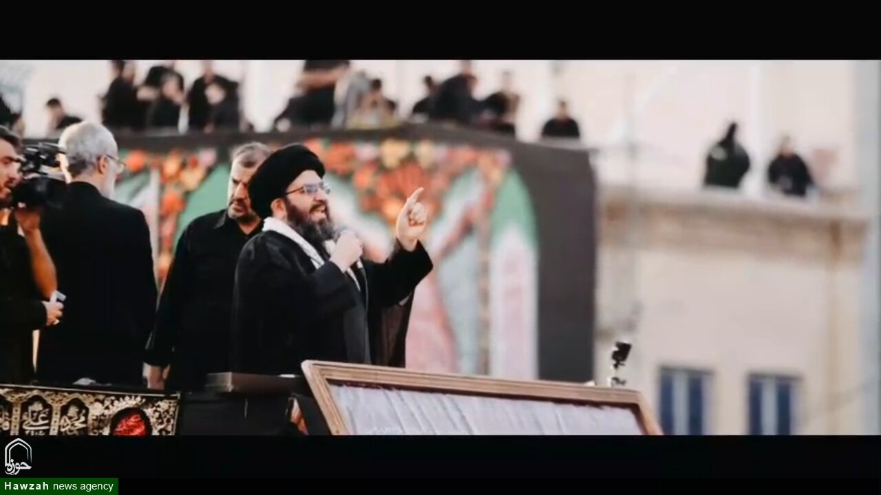 فیلم | اهتزاز پرچم خون‌خواهی؛ تجدید میثاق امت با آرمان کربلا