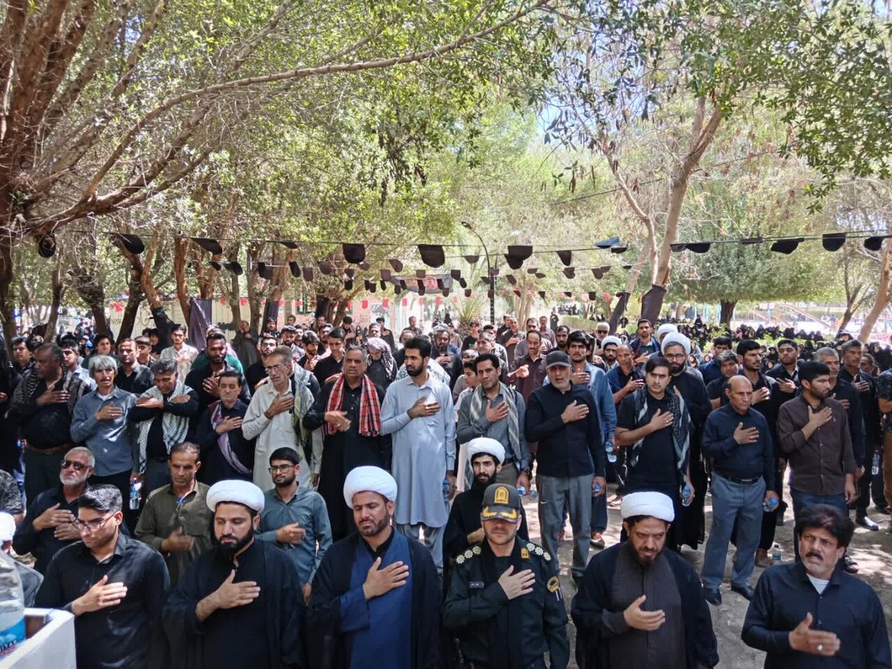 تصاویر/ مراسم عزاداری روز تاسوعای حسینی در رودبارجنوب