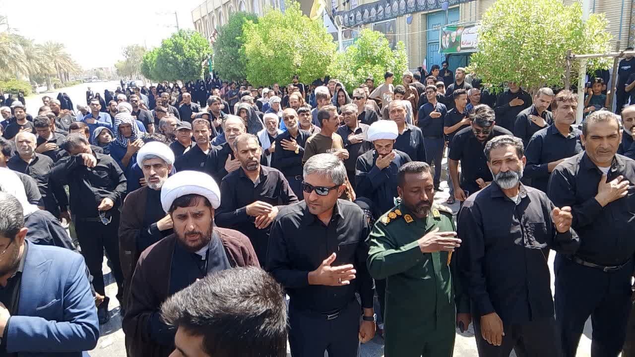 کلیپ| مراسم عزاداری تاسوعای حسینی در کهنوج