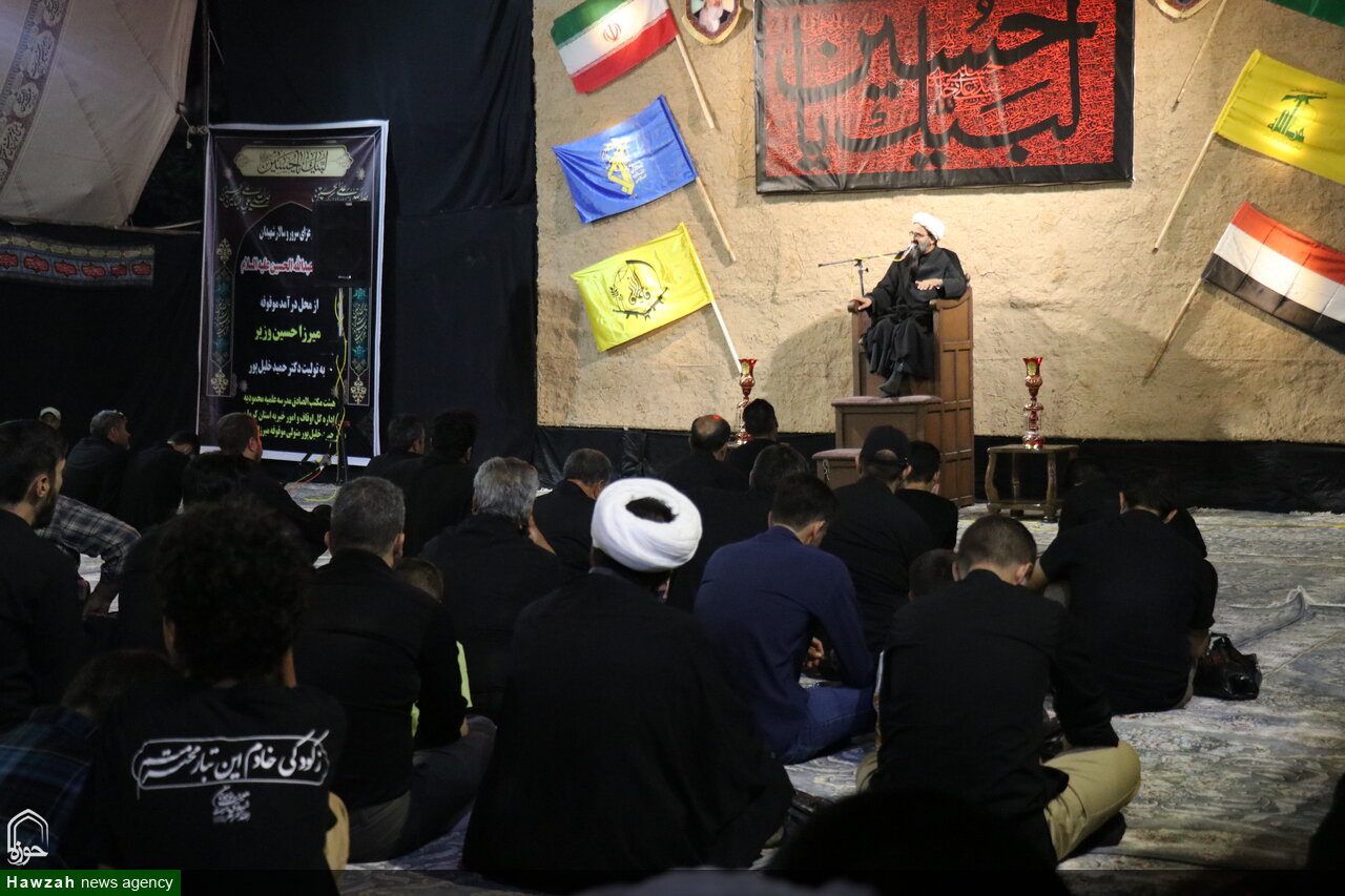 تصاویر/ مراسم عزاداری ماه محرم هیئت مکتب الصادق مدرسه علمیه محمودیه