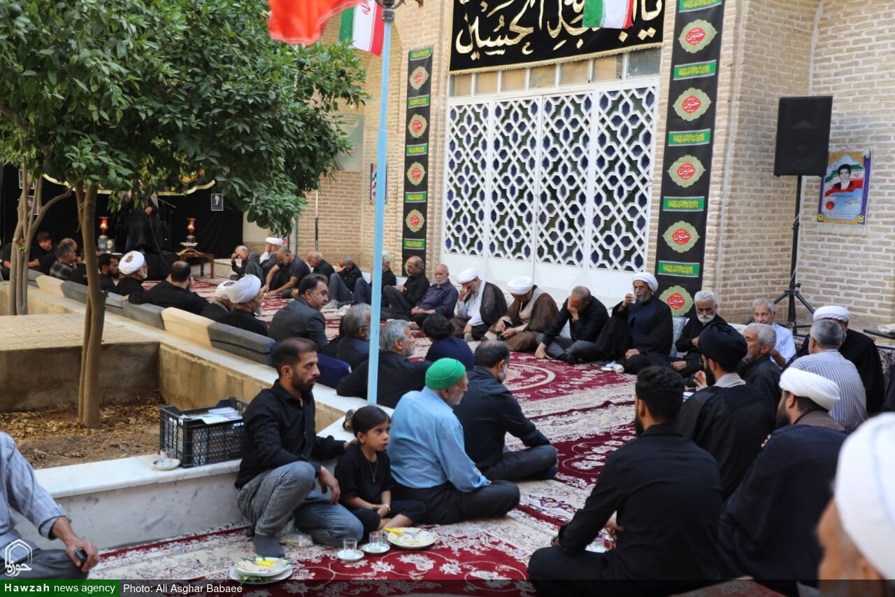 تصاویر/ نهمین روز مجلس عزاداری محرم حوزه علمیه استان یزد