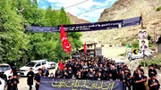 تصاویر/ پشکم، کرگل میں حضرت عباس علمدارؑ کی یاد میں جلوسِ عزا برآمد