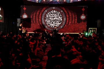 تصاویر/ مراسم سوگواری شب عاشورا در هیئت «حسین جان» ارومیه