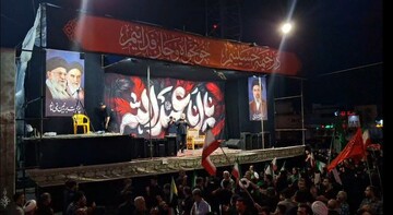 فیلم| عزای حسینی در میدان حماسه آمل