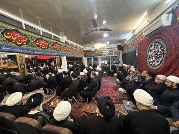 تصاویر / مراسم عزاداری سالار شهیدان در بیت مرحوم آیت الله العظمی فاضل لنکرانی