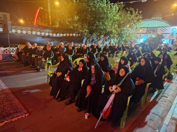 تصاویر/ اجتماع مردمی «شب‌های اقتدار حسینی» محبان حضرت اباعبدالله(ع)  شهر کهن آباد و روستای تاریخی ده نمک