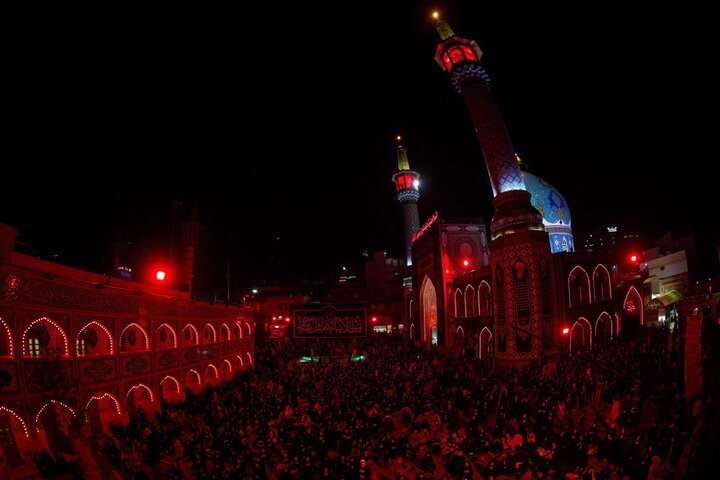 تصاویر/ عزاداری شب عاشورای حسینی در امامزاده صالح(ع)