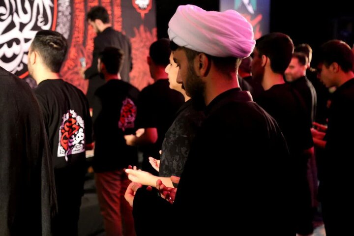 تصاویر/ مراسم سوگواری شب عاشورا در هیئت «حسین جان» ارومیه