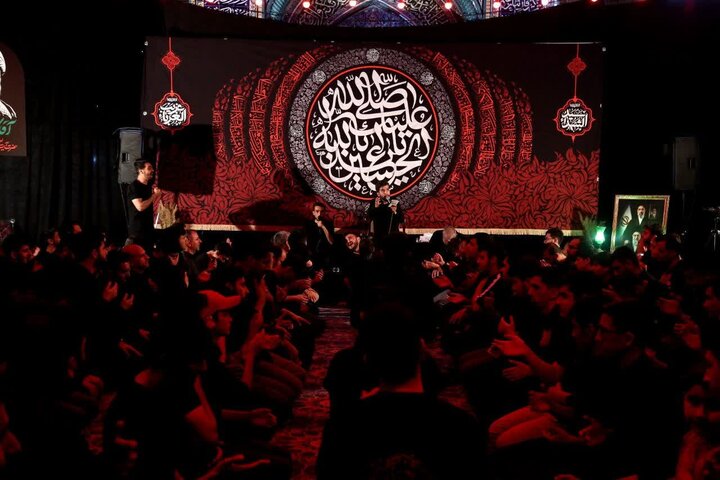 تصاویر/ مراسم سوگواری شب عاشورا در هیئت «حسین جان» ارومیه