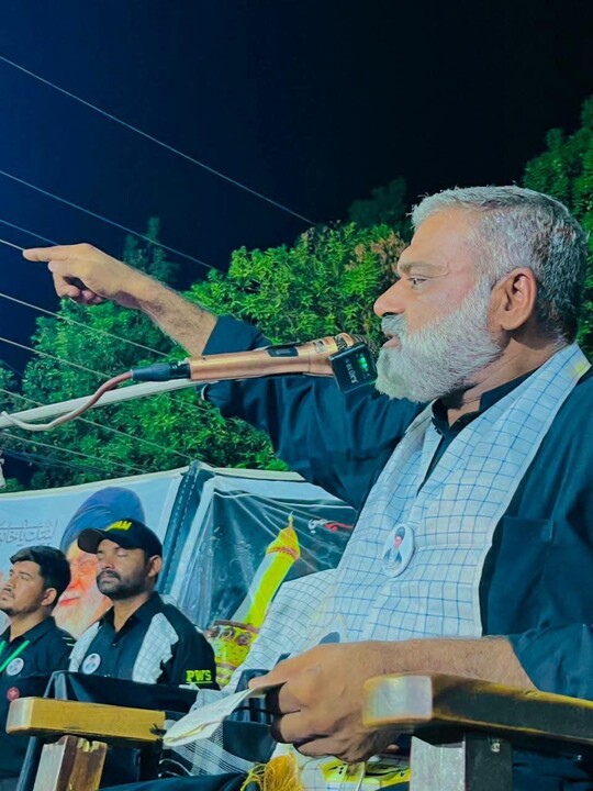 تصاویر/ برگزاری آیین عزاداری و دسته‌ عزای محرم حسینی در کندیارو پاکستان