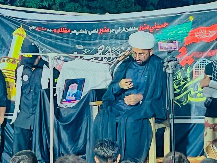 تصاویر/ برگزاری آیین عزاداری و دسته‌ عزای محرم حسینی در کندیارو پاکستان