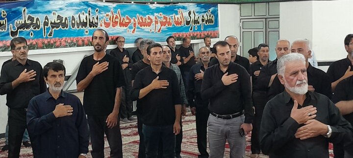 تصاویر/ اقامه عزای حسینی مردم فریدونکنار در شب عاشورا
