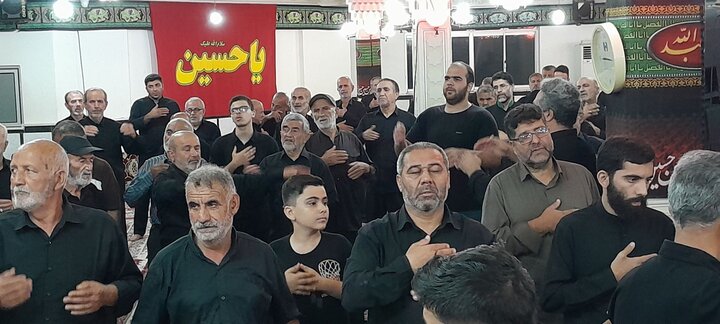 تصاویر/ اقامه عزای حسینی مردم فریدونکنار در شب عاشورا