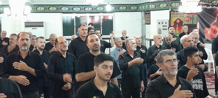 تصاویر/ اقامه عزای حسینی مردم فریدونکنار در شب عاشورا