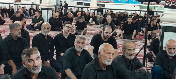 تصاویر/ اقامه عزای حسینی مردم فریدونکنار در شب عاشورا