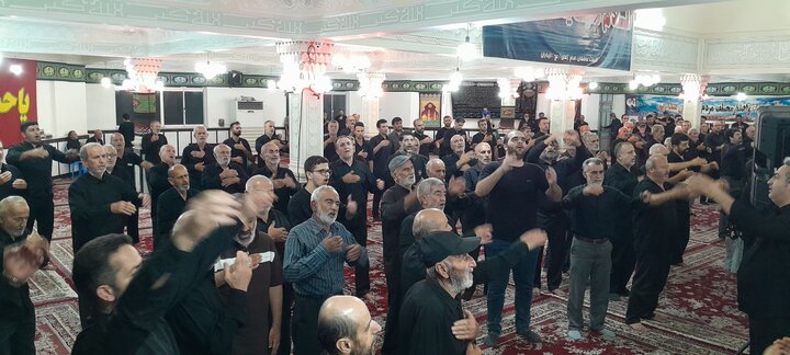 تصاویر/ اقامه عزای حسینی مردم فریدونکنار در شب عاشورا