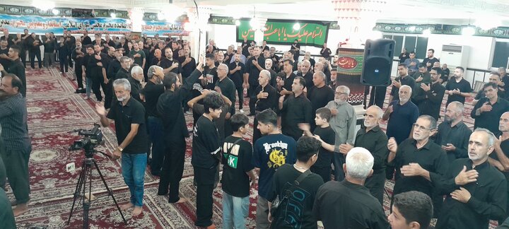 تصاویر/ اقامه عزای حسینی مردم فریدونکنار در شب عاشورا