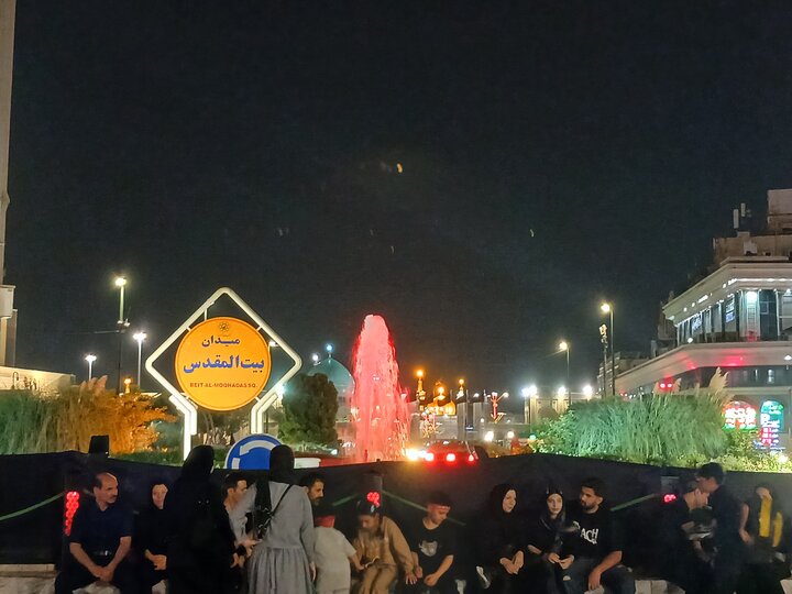تصاویر/عزاداری شب عاشورا از اجتماعات مردمی مشهد