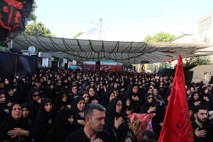 تصاویر / اجتماع هیئات مذهبی شهرستان ملایر در عصر تاسوعا