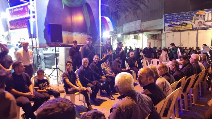 تصاویر/ عزاداری شب عاشورا در گناوه
