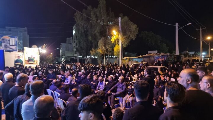 تصاویر/ عزاداری شب عاشورا در گناوه