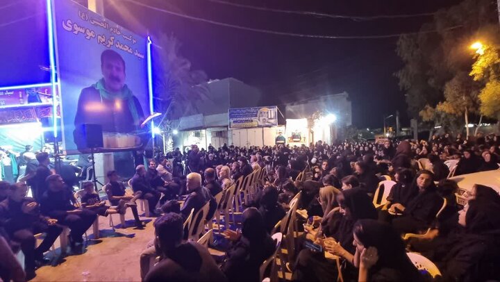 تصاویر/ عزاداری شب عاشورا در گناوه