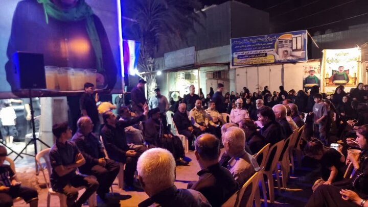 تصاویر/ عزاداری شب عاشورا در گناوه