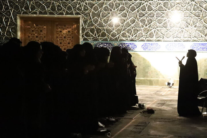 عزاداری دختران نوجوان در سوگ سالار شهیدان در هیأت معصومانه