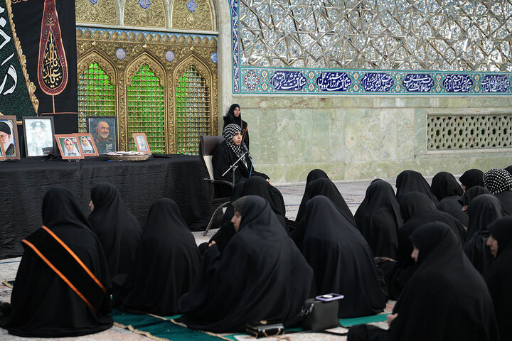 عزاداری دختران نوجوان در سوگ سالار شهیدان در هیأت معصومانه