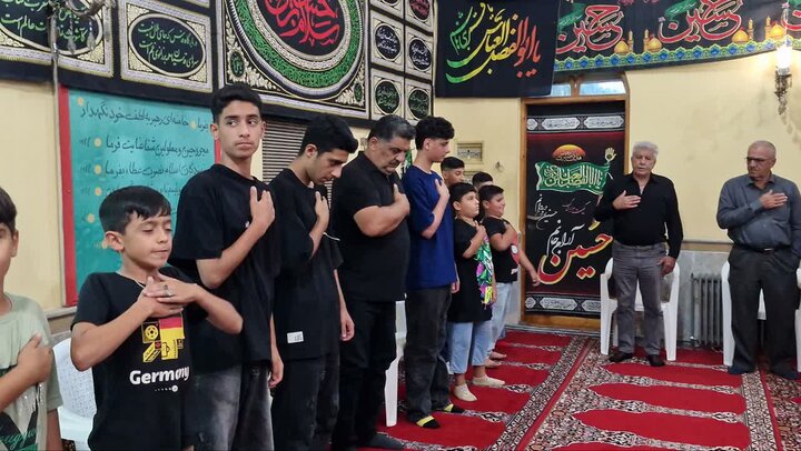 تصاویر/ بزرگداشت شهادت پاسدار شهید بحری در روستای آلکله در بخش نشتا