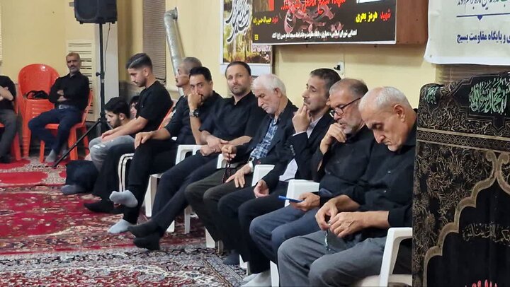 تصاویر/ بزرگداشت شهادت پاسدار شهید بحری در روستای آلکله در بخش نشتا