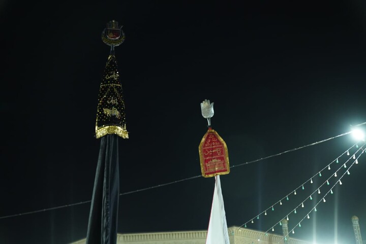 تصاویر/ برگزاری باشکوه دسته عزاداری طلاب هندی به یاد حضرت ابوالفضل العباس (ع) در قم المقدسه
