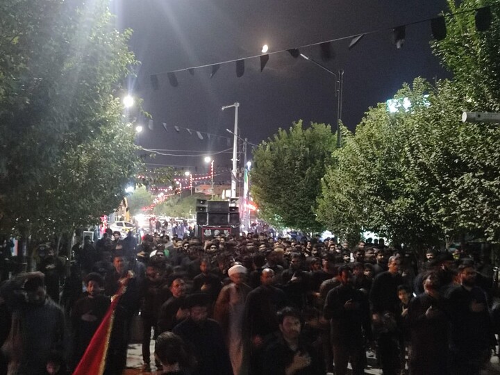 تصاویر/ برگزاری باشکوه دسته عزاداری طلاب هندی به یاد حضرت ابوالفضل العباس (ع) در قم المقدسه