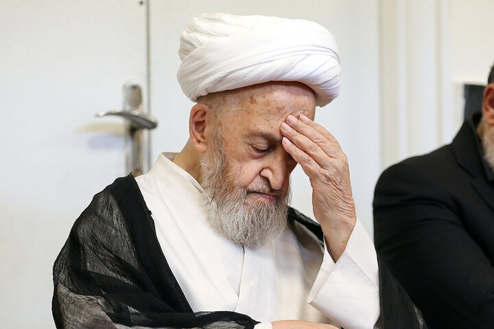 تصاویر/ مراسم عزادرای روز عاشورا در بیت آیت الله العظمی مکارم شیرازی