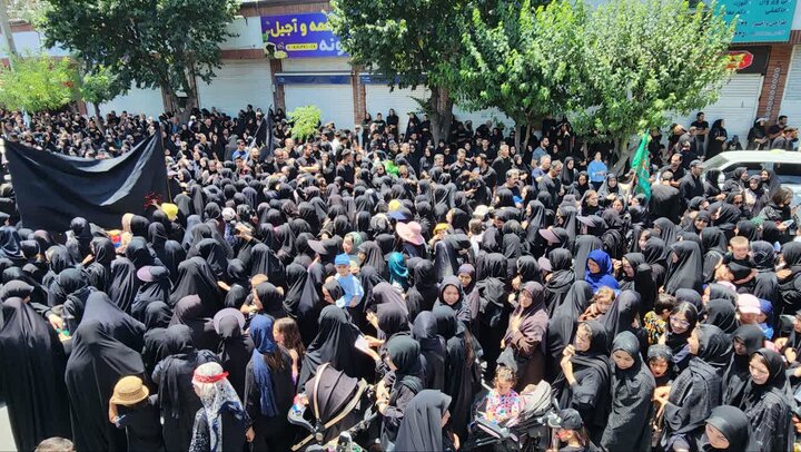 تصاویر/ مراسم عزاداری و اقامه نماز ظهر عاشورا در رباط کریم