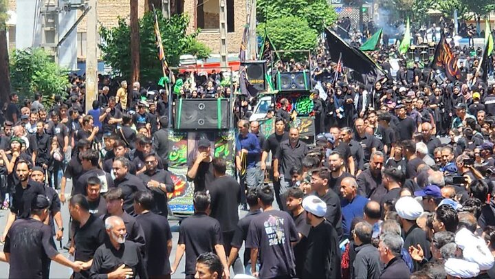 تصاویر/ مراسم عزاداری و اقامه نماز ظهر عاشورا در رباط کریم