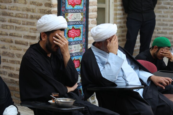 تصاویر/ دهمین روز مجلس عزاداری محرم (عاشورای حسینی) در حوزه علمیه استان یزد برگزار شد