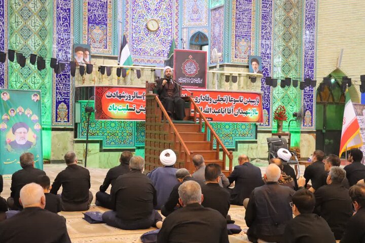 تصاویر/ عزاداری و اقامه نماز ظهر عاشورا در اسلامشهر