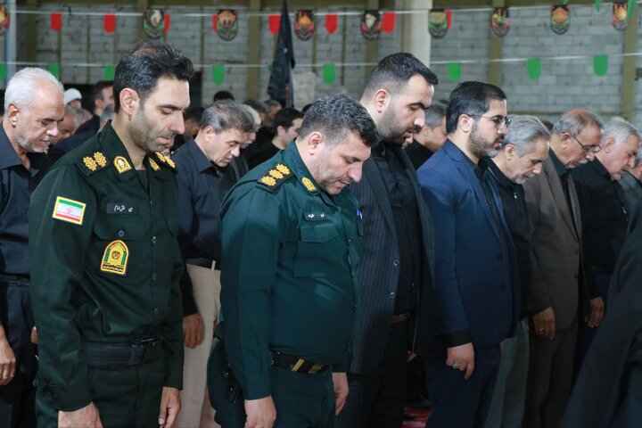 تصاویر/ مراسم سوگواری ظهر عاشورا در مصلی ماکو