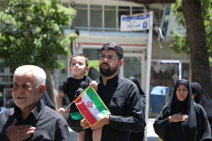تصاویر/ دسته عزاداری هیئت فاطمیون ارومیه در عاشورای حسینی