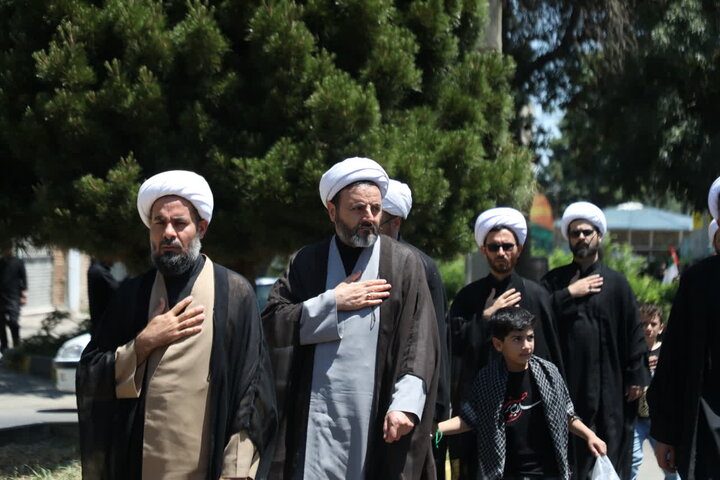 تصاویر/ دسته عزاداری هیئت فاطمیون ارومیه در عاشورای حسینی