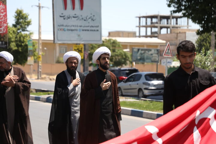تصاویر/ دسته عزاداری هیئت فاطمیون ارومیه در عاشورای حسینی