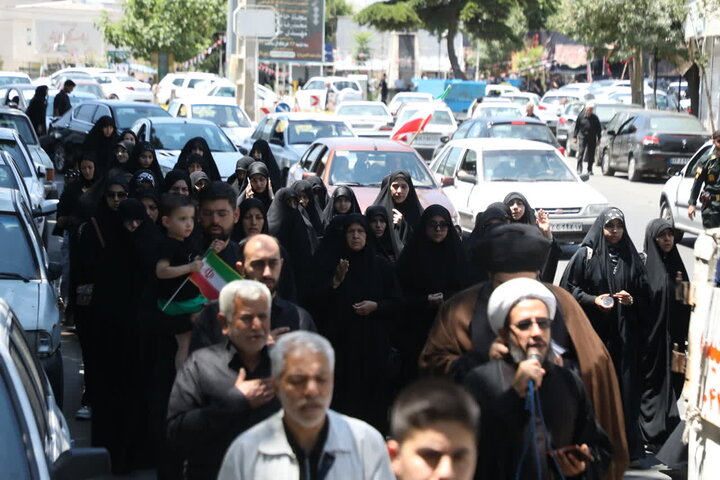تصاویر/ دسته عزاداری هیئت فاطمیون ارومیه در عاشورای حسینی